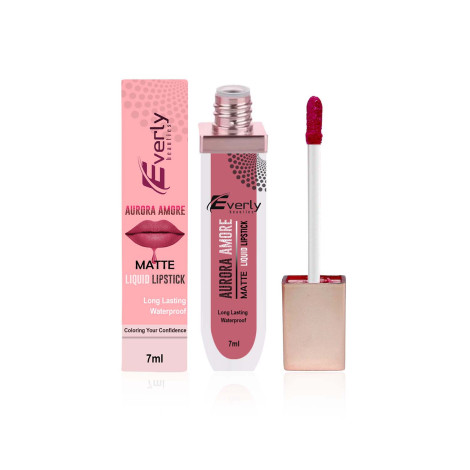 Everly Beauties Aurora Matte Liquid Lipstick - Mauve Mirage
