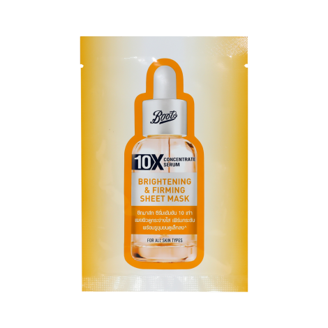 Boots Brightening & Firming Sheet Mask 25ml