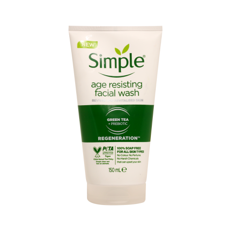 Simple Regeneration Age Resisting Facial Wash 150 ml