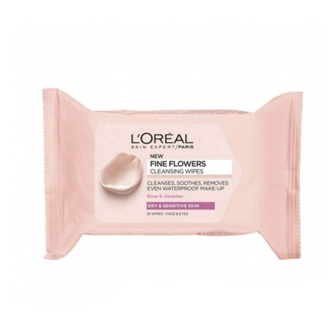 LO'real Fine Flowers Dry to Sensitive Cleansing Wipes
