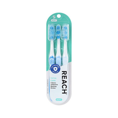 Reach Total Care Anti Bacterial Tooth Brush Soft 3pcs