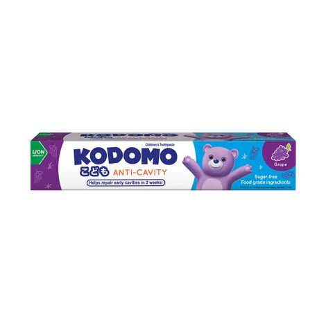 Kodomo Anti Cavity Toothpaste Grape (0-6 Years) - 80g