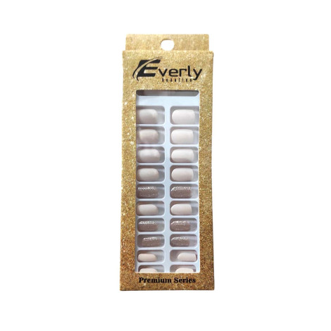 Everly Natural Fake Nails 24pcs - H204