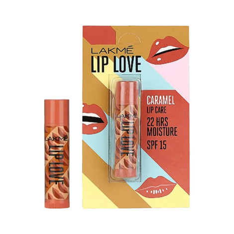 Lakme Lip Love 22hr Moisture Spf15 Lip Balm - Caramel