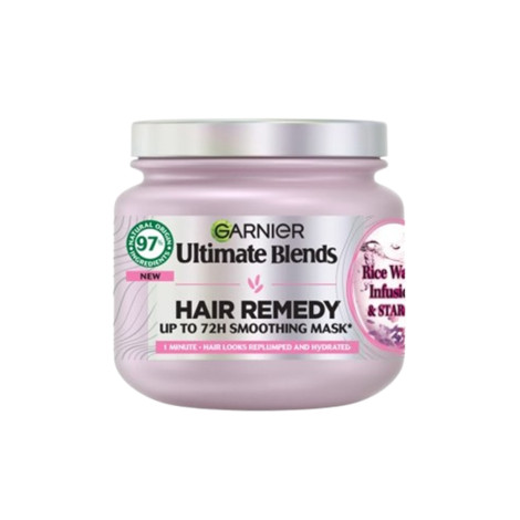 Garnier Ultimate Blends Rice Water Infusion & Starch Hair Remedy Smoothing Mask 340ml