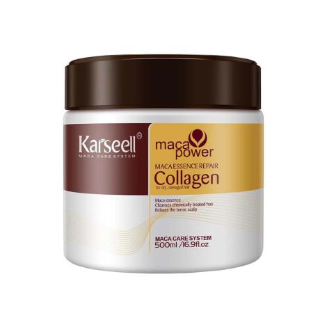 Karseell  Maca Power Maca Essence Repair Collagen For Dry , Damaged Hair 500ml