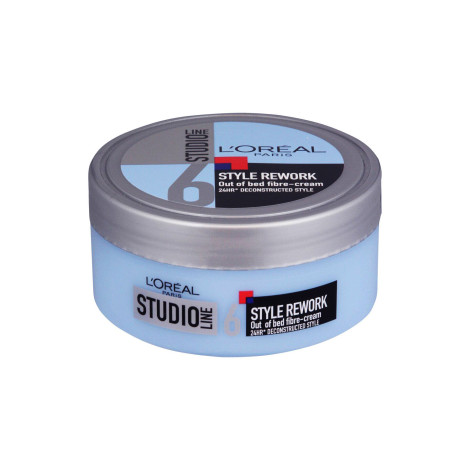 L'Oreal Studio Line 6 Style Rework Out Of Bed Fibre Cream 150ml