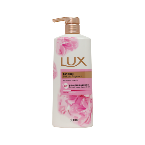 Lux Soft rose Delicate Fragrance Glowing Body Wash 500ml