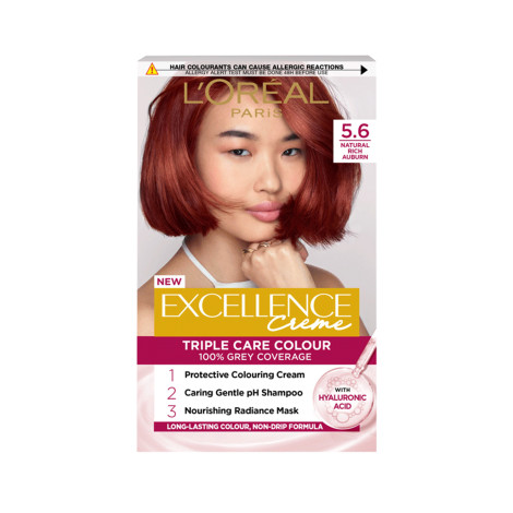 L'Oreal Excellence Creme Triple Care Colour - 5.6 Natural Rich Auburn