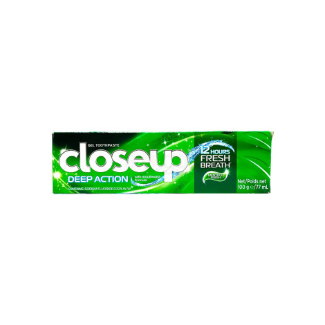 Closeup Deep Action 12H Fresh Breath Gel Toothpaste 100g