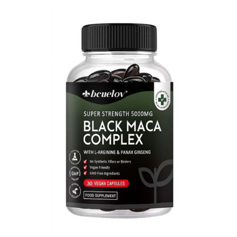 Bcuelov Black Maca Complex – 120 Capsules