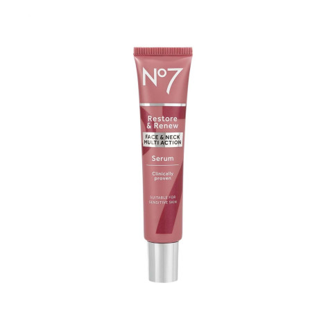 No7 Restore & Renew Face & Neck Multi Action Serum 15ml