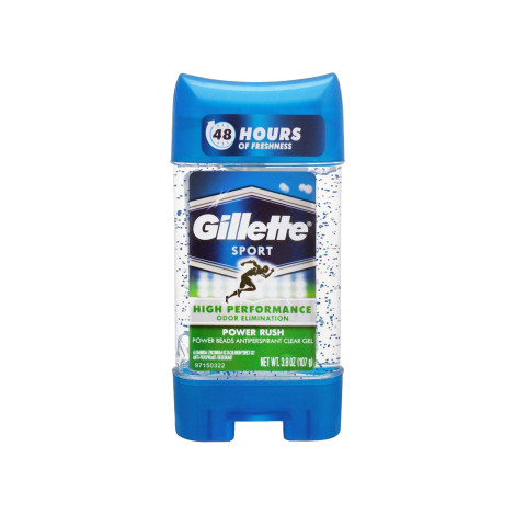 Gillette Sport High Performance Power Beads Antiperspirant Clear Gel 107g