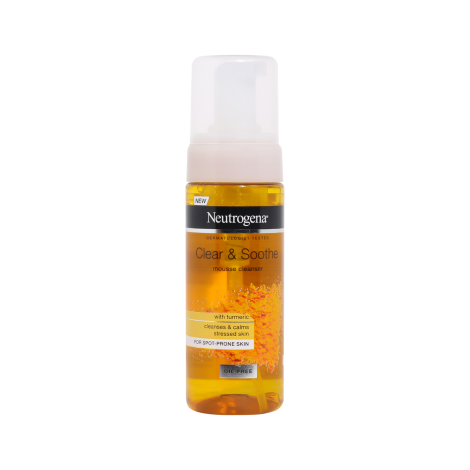 Neutrogena Clear & Soothe With Turmeric Mousse Cleanser 150ml