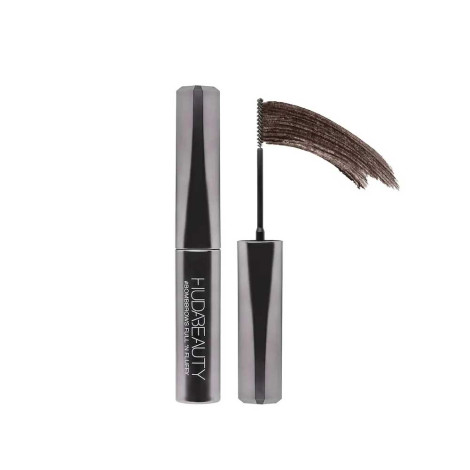 Huda Beauty Bome Brows Full ‘n Fluffy Fiber Gel- Rich Brown - 6