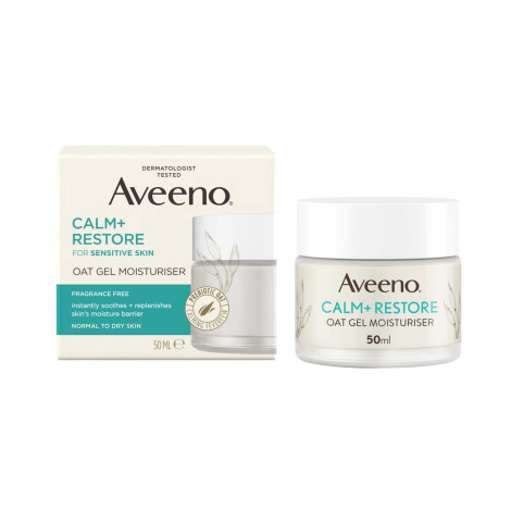 Aveeno Calm + Restore Oat Gel Moisturiser 50ml