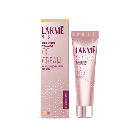 Lakme 9To5 Skin Stylist Collection CC Cream - 01 Beige