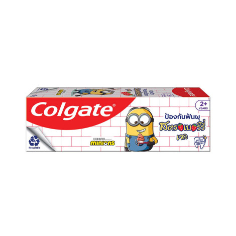 Colgate Minion 2+ Years Kids Strawberry Gel Toothpaste 40g
