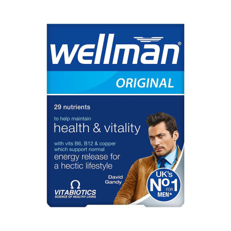 Vitabiotics Wellman Original Health & Vitality 30 Tablets