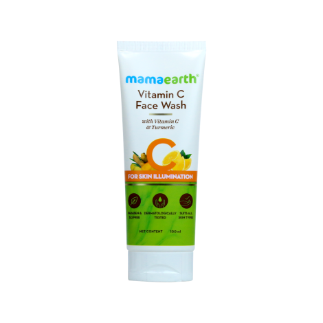 Mamaearth Vitamin C Face Wash With Vitamin C & Turmeric 100ml