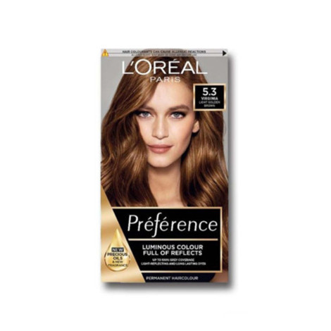 Loreal Hair Color Preference - 5.3 Light Golden Brown