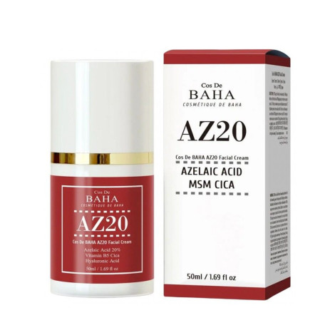 Cos De BAHA Azelaic Acid MSM CICA Facial Cream (AZ20) 50ml