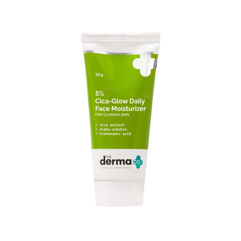 The Derma Co 5% Cica-Glow Daily Face Moisturizer 50g