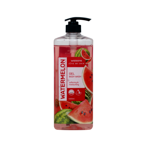 Watsons Watermelon Softening & Moisturising Gel Body Wash 1000ml