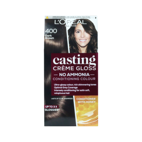 Loreal Casting Creame Gloss Contioning Hair Color - 400 Dark Brown