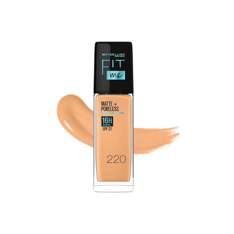 Maybelline Fit Me Matte Poreless 16H Oil Control Foundation- 220