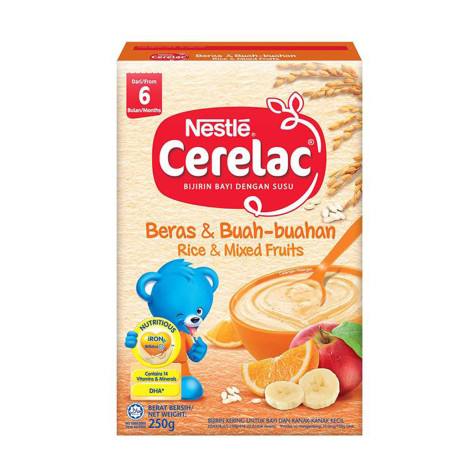 Nestle Baby Cerelac Rice & Mixed Fruits (6 Month) - 200g