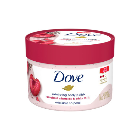 Dove Crushed Cherries & Chia Milk Exfoliating Body Polish 298g