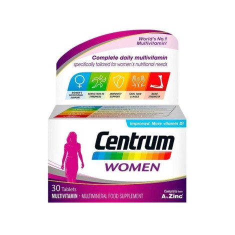 Centrum Women Multivitamins and Minerals 30 Tablets