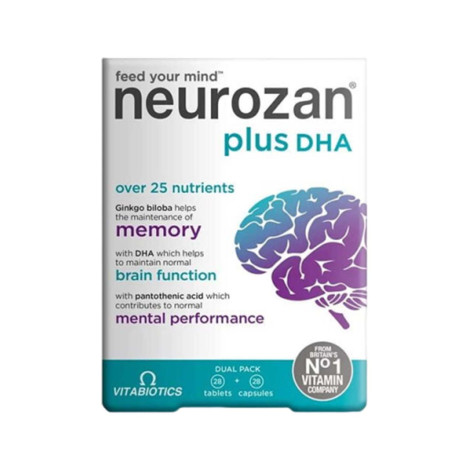 Vitabiotics Neurozan Plus – 28 Tablets & 28 Capsules