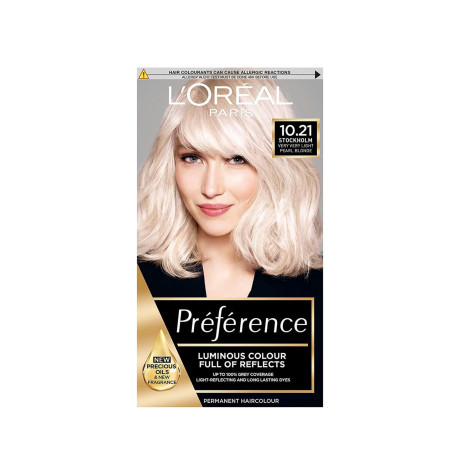 Loreal Hair Color Preference - 10.21 Light Pearl Blonde