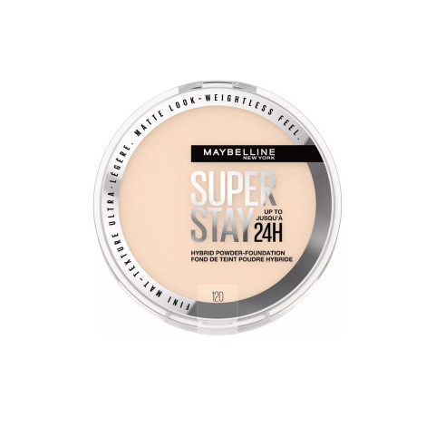 Maybelline Super Stay Matte 24HR Hybrid Pressed Powder Foundation - 120