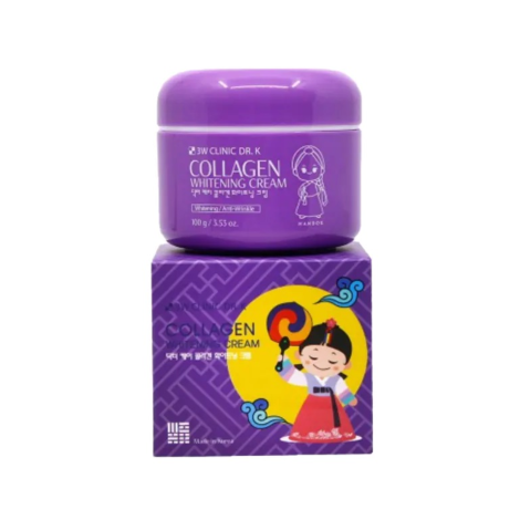 3W Clinic DR.K Collagen Whitening Cream 100g