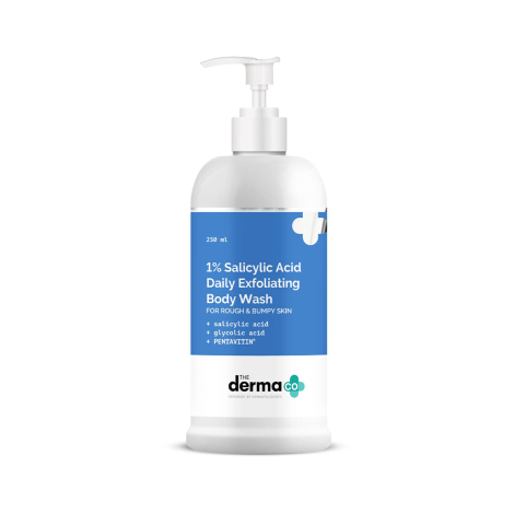 The Derma Co 1% Salicylic Acid Daily Exfoliating Body Wash 250ml