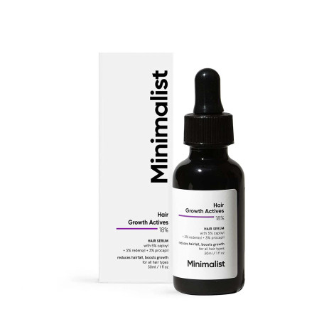 Minimalist Hair Growth Actives 18% Hair Serum 30ml
