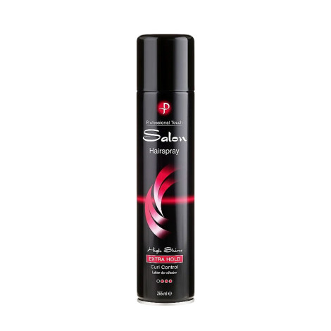 Salon Hair Shine Curl Control Extra Hold Hair Spray 265ml