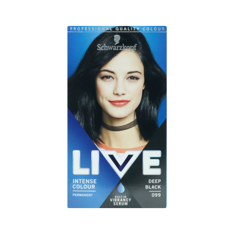 Schwarzkopf Live Intense Colour - 099 Deep Black