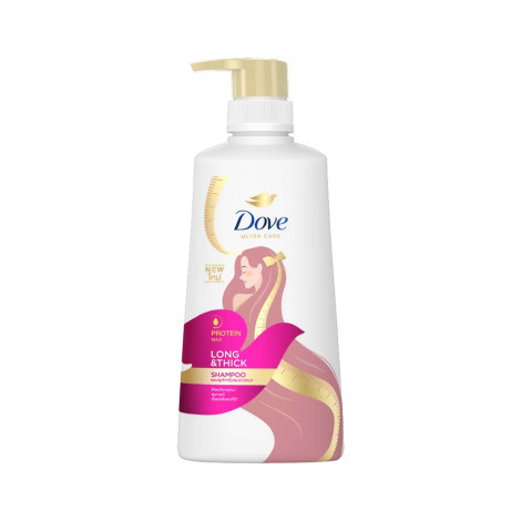 Dove Ultra Care Long & Thick Shampoo 410ml