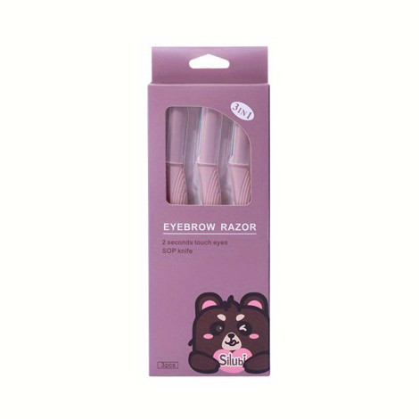 Silubi 3in1 Eyebrow Razor 3pcs