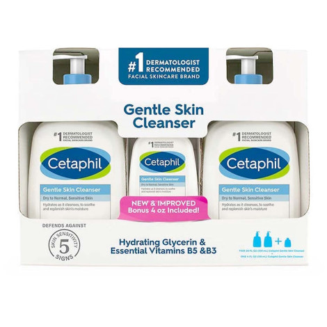 Cetaphil Gentle Skin Cleanser (3 Pcs Set)