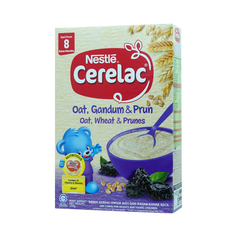 Nestle Cerelac Baby Cereal Oat Wheat & Prunes 250g