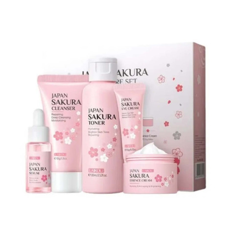 Laikou Japan Sakura Skincare Set - 5 Pcs