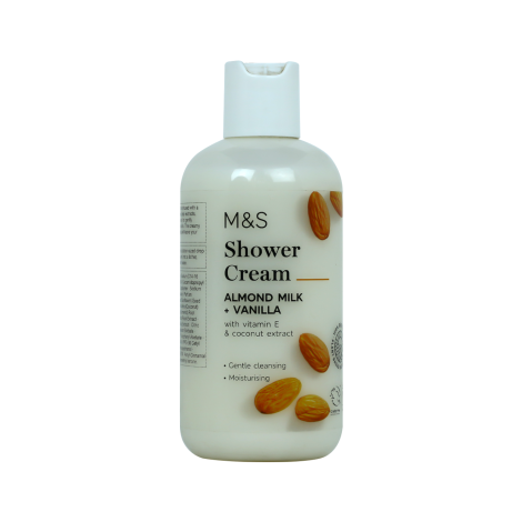 M&S Almond Milk + Vanilla Shower Cream 250ml