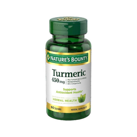 Nature’s Bounty Turmeric Curcumin 450mg 60 Capsules