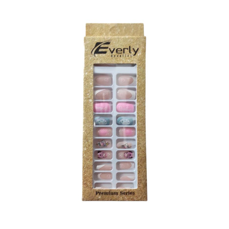 Everly Natural Fake Nails 24pcs - H212