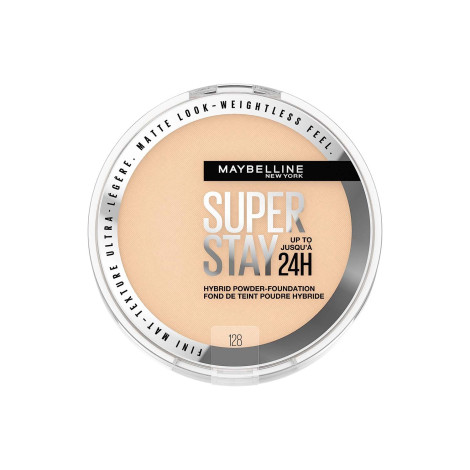 Maybelline Super Stay Matte 24HR Hybrid Pressed Powder Foundation - 128